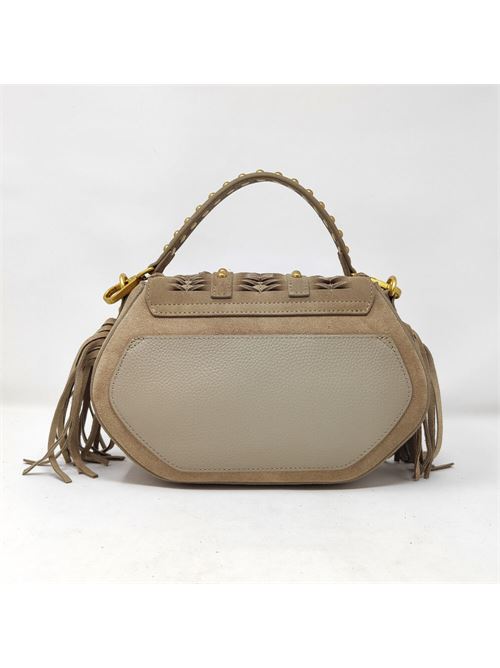 etnic med.hand bag suede LA CARRIE | 151P-WS-34-SUETAUPE